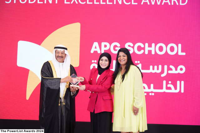 Ali Taleb - Arabian Pearl Gulf Private School - Student Excellence Award